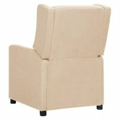 VidaXL Fauteuil inclinable Crème Tissu -Fauteuils Soldes image 6 339009