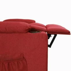 VidaXL Fauteuil inclinable Rouge bordeaux Tissu 13 VidaXL Fauteuil inclinable Rouge bordeaux Tissu -Fauteuils Soldes image 6 339085