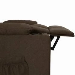 VidaXL Fauteuil inclinable Marron foncé Tissu -Fauteuils Soldes image 6 339087