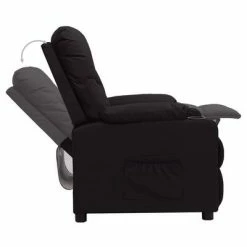 VidaXL Fauteuil inclinable Noir Similicuir 13 VidaXL Fauteuil inclinable Noir Similicuir -Fauteuils Soldes image 6 339122