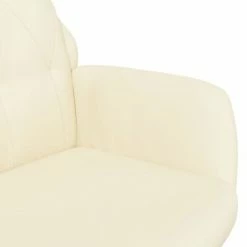 VidaXL Fauteuil inclinable Crème Similicuir 13 VidaXL Fauteuil inclinable Crème Similicuir -Fauteuils Soldes image 6 341241