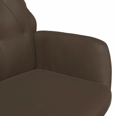 VidaXL Chaise de relaxation Marron Similicuir 8 VidaXL Chaise de relaxation Marron Similicuir – Image 6