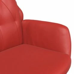 VidaXL Chaise de relaxation Rouge bordeaux Similicuir -Fauteuils Soldes image 6 341244