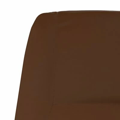 VidaXL Chaise de relaxation Marron brillant Similicuir 8 VidaXL Chaise de relaxation Marron brillant Similicuir – Image 6