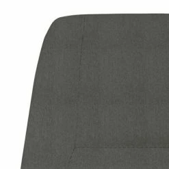 VidaXL Chaise de relaxation Gris foncé Tissu -Fauteuils Soldes image 6 341384