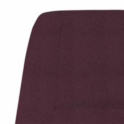 VidaXL Chaise de relaxation Violet Tissu -Fauteuils Soldes image 6 341393