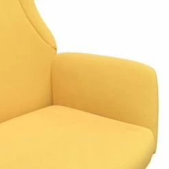 VidaXL Chaise de relaxation Jaune moutarde Tissu 13 VidaXL Chaise de relaxation Jaune moutarde Tissu -Fauteuils Soldes image 6 341401