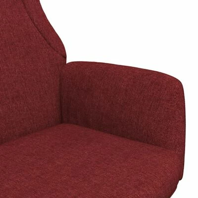 VidaXL Chaise de relaxation Rouge bordeaux Tissu 8 VidaXL Chaise de relaxation Rouge bordeaux Tissu – Image 6