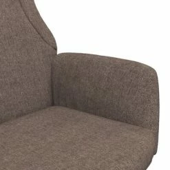 VidaXL Chaise de relaxation Taupe Tissu -Fauteuils Soldes image 6 341403