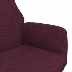 VidaXL Chaise de relaxation Violet Tissu -Fauteuils Soldes image 6 341404