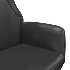 VidaXL Chaise de relaxation Noir Similicuir -Fauteuils Soldes image 6 341405