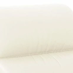 VidaXL Fauteuil inclinable Crème Similicuir -Fauteuils Soldes image 6 342364