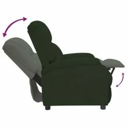 VidaXL Fauteuil inclinable Vert foncé Velours 13 VidaXL Fauteuil inclinable Vert foncé Velours -Fauteuils Soldes image 6 342401