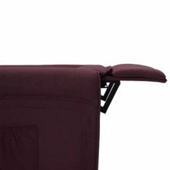 VidaXL Fauteuil inclinable Violet Tissu 13 VidaXL Fauteuil inclinable Violet Tissu -Fauteuils Soldes image 6 342441